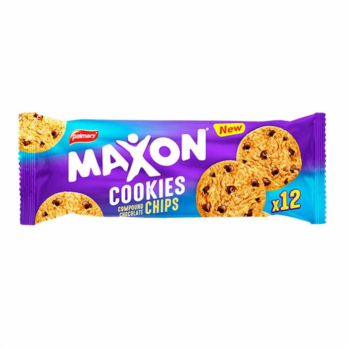 Biscuits cookies aux pepites de chocolat Maxon