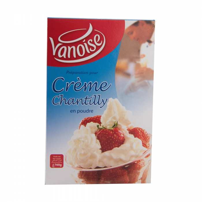 Préparation de crème chantilly Vanoise