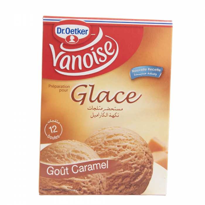 Préparation de glace Vanoise mix caramel
