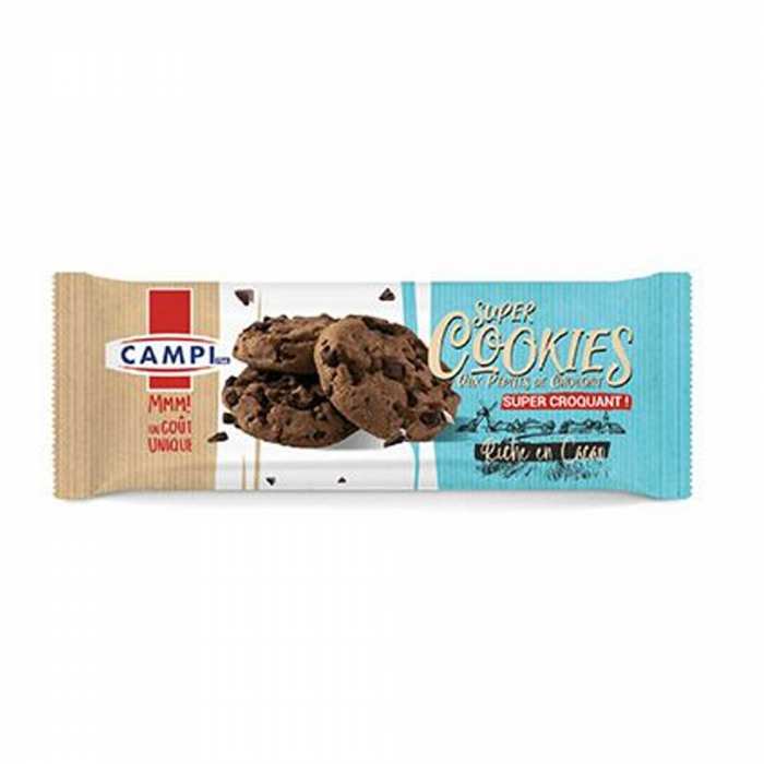 Cookies au cacao et aux pépites de chocolat