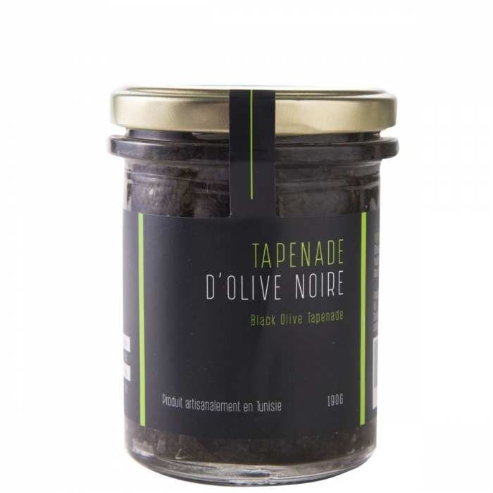 Tapenade traditionnelle d'olives noires