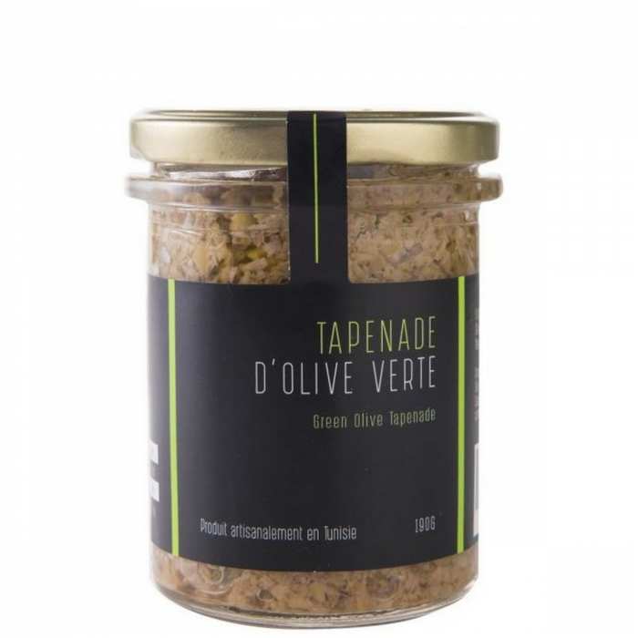 Tapenade traditionnelle d'olives vertes