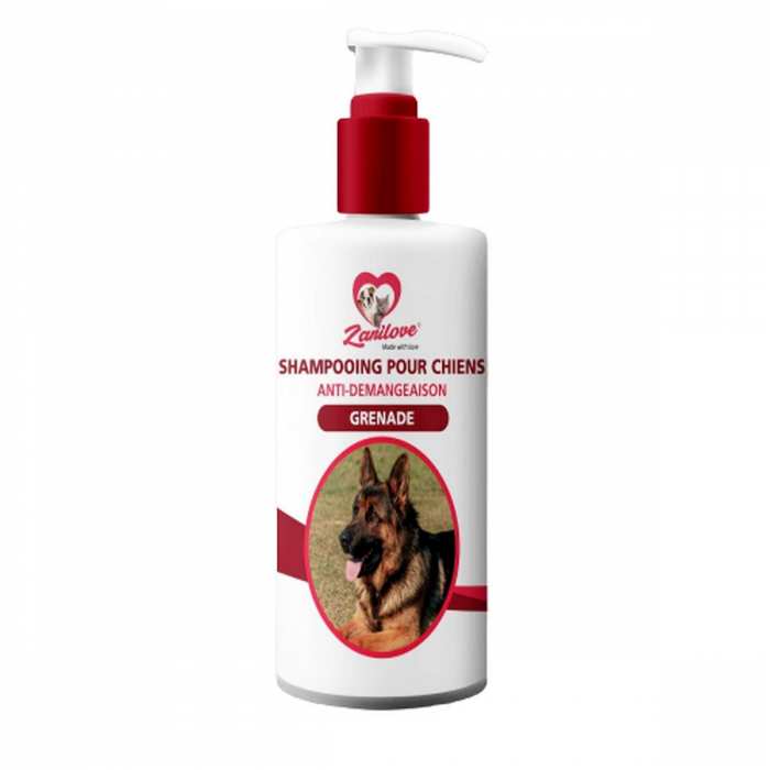 Shampooing pour chiens anti-démangeaisons grenade
