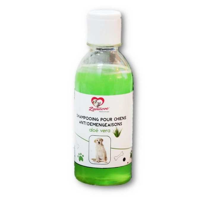 Shampooing pour chiens anti-démangeaisons aloe vera