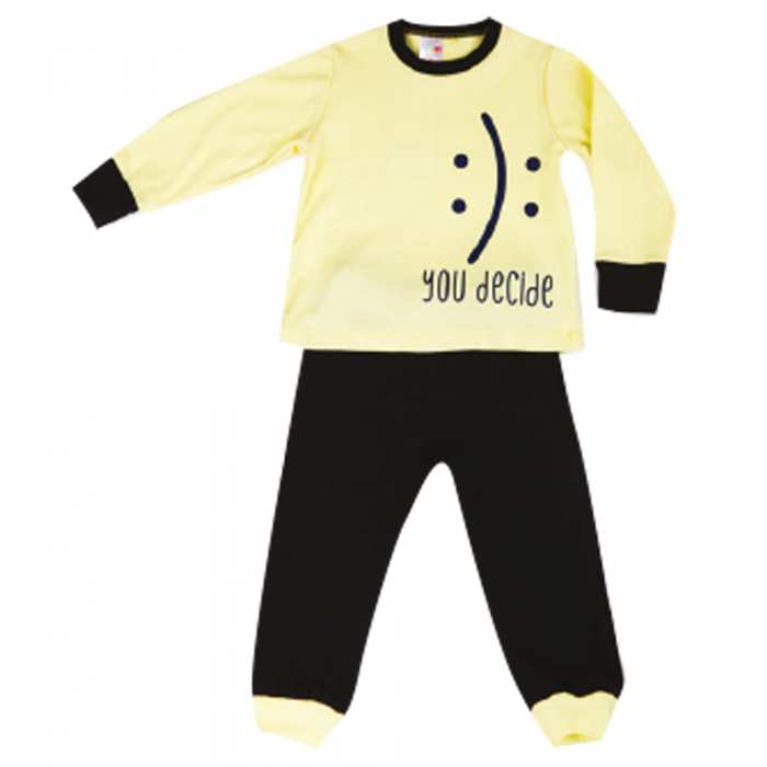 Pyjama bébé garçon jaune et bleu