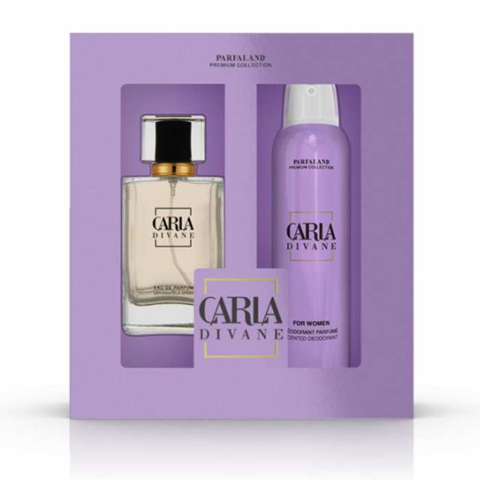Coffret beauté Carla Divane eau de parfum avec déodorant