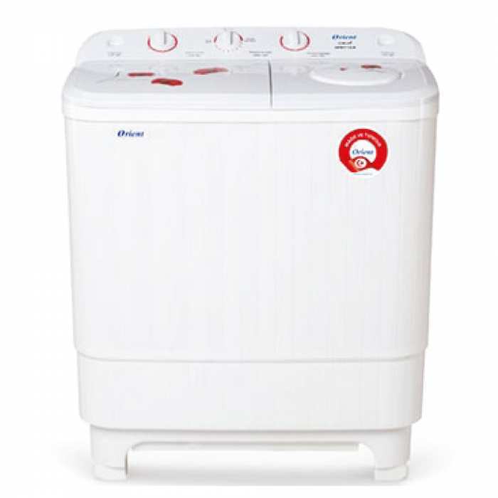 Machine à laver semi-automatique 8Kg blanc