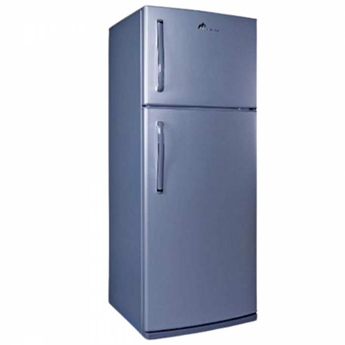 Réfrigérateur double porte 421L gris