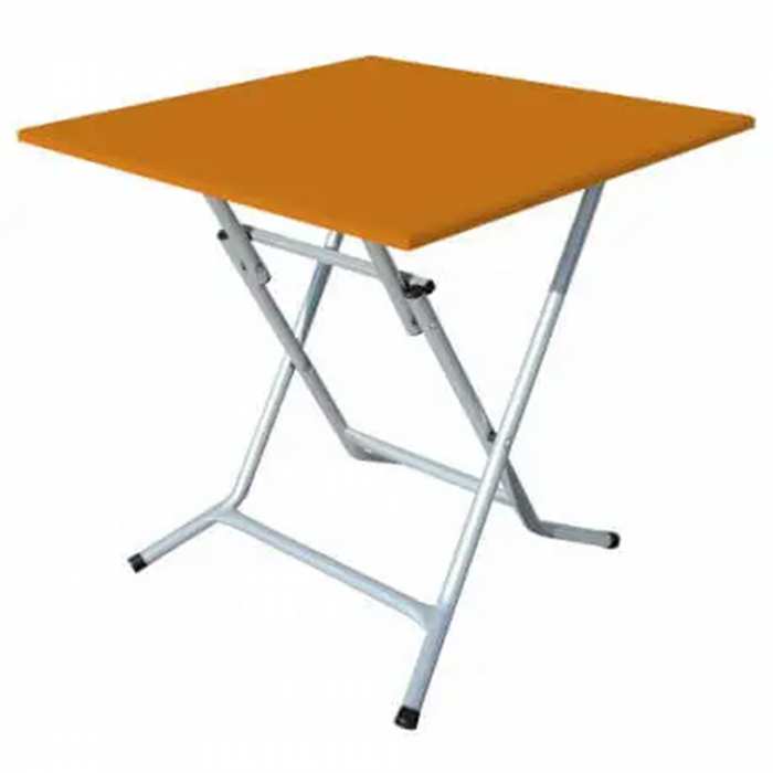 Table pliante carré orange SOTUFAB