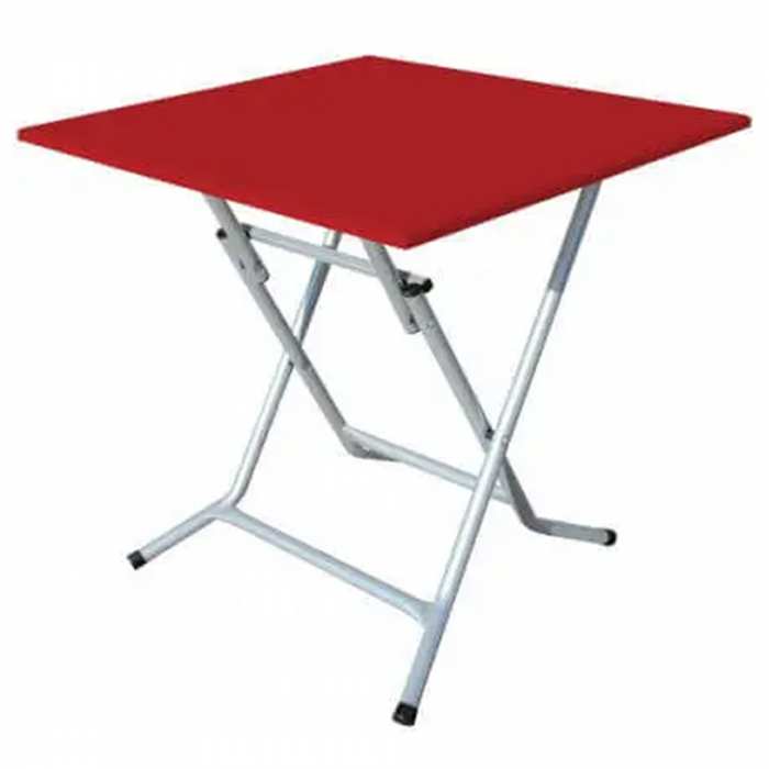 Table pliante carré rouge SOTUFAB