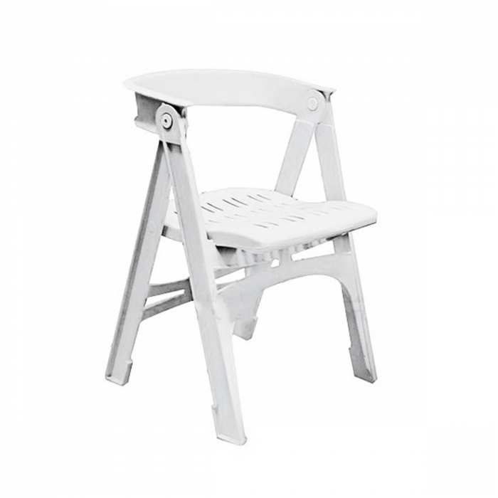 Chaise pliable Rimmel blanc