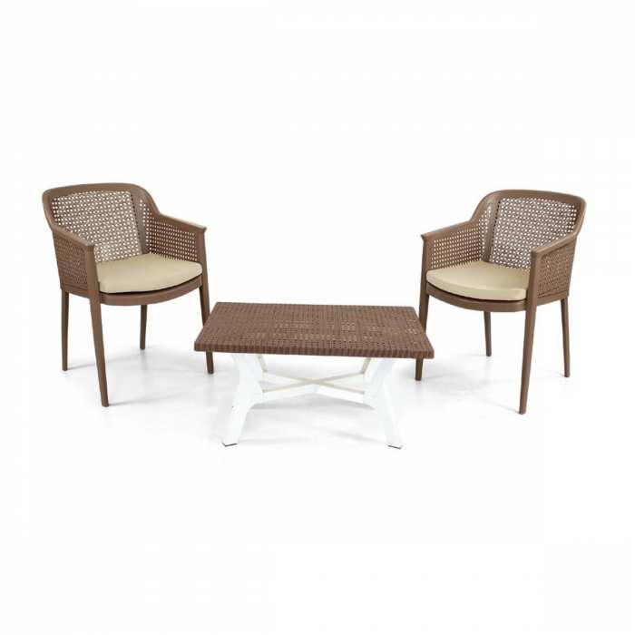 Coin Majestic 2 Chaises + Table