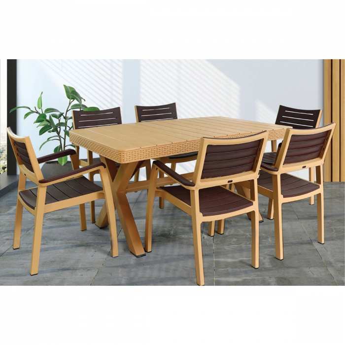 Pack Axiome : Table avec 6 chaises