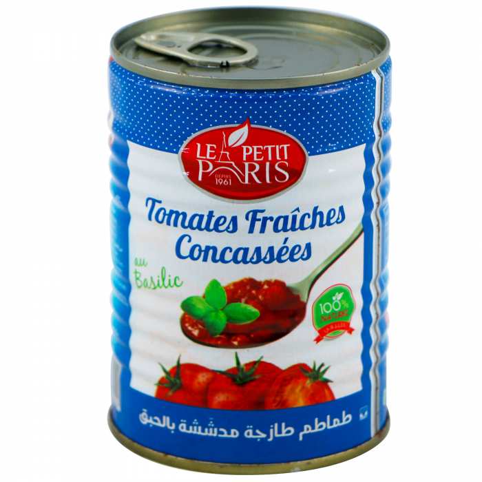 Tomates concassées basilic
