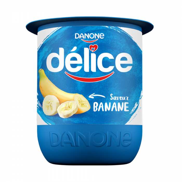 Yaourt aromatisé banane