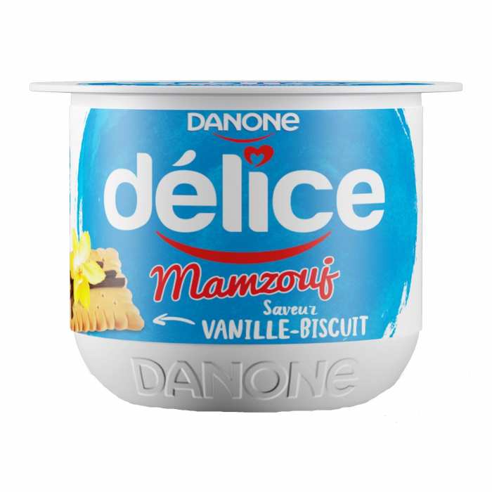 Yaourt aromatisé Mamzouj vanille biscuit