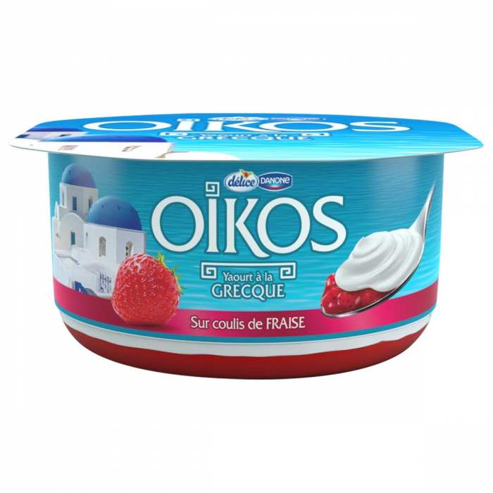 Yaourt à la grecque Oikos mangue et passion