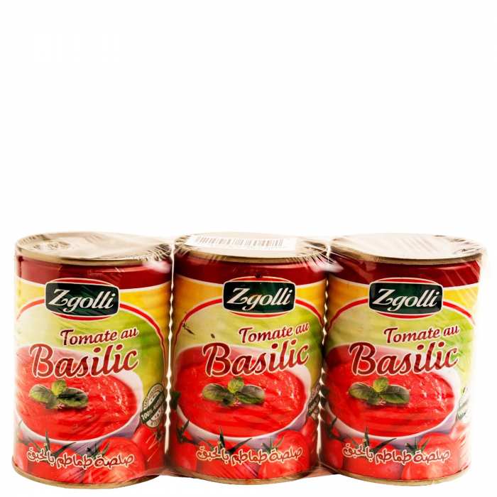 Sauce aux tomates fraîches et au basilic ZGOLLI