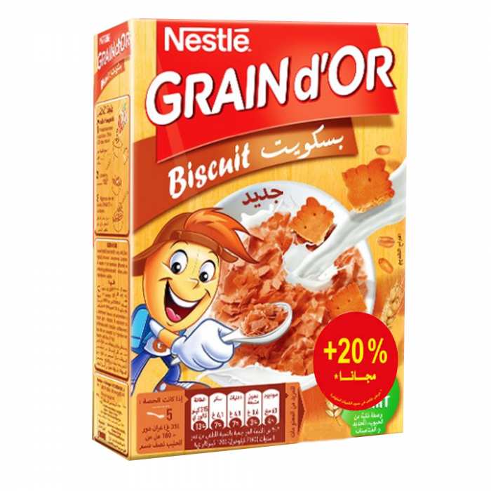 Grain d'or saveur biscuit +20% gratuit