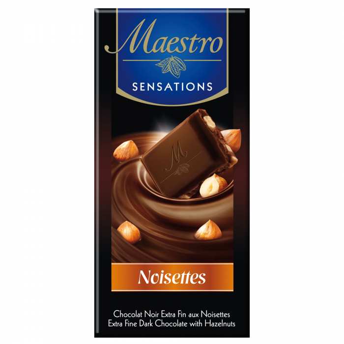 Chocolat noir noisettes