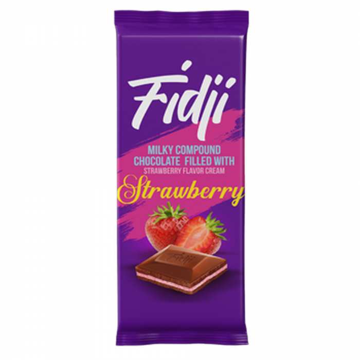 Chocolat fourré à la fraise FIDJI