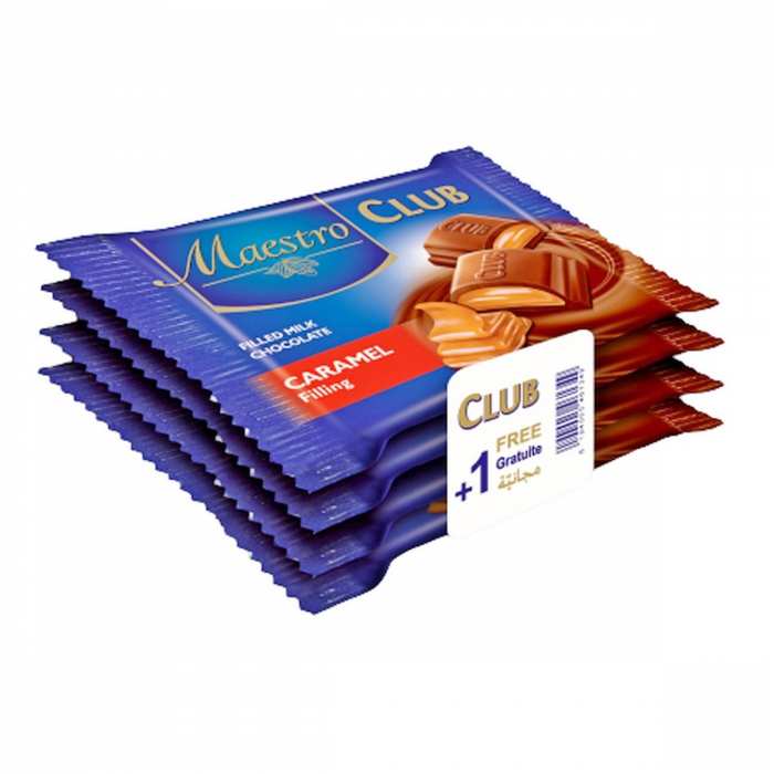 Lot de 4 chocolats Club