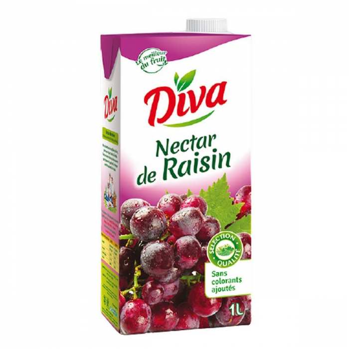 Boisson au jus nectar de raisin