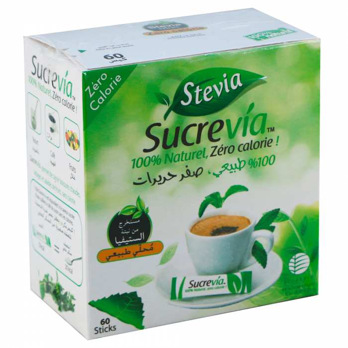 Paquet de 90g du sucre naturel sucrevia stevia