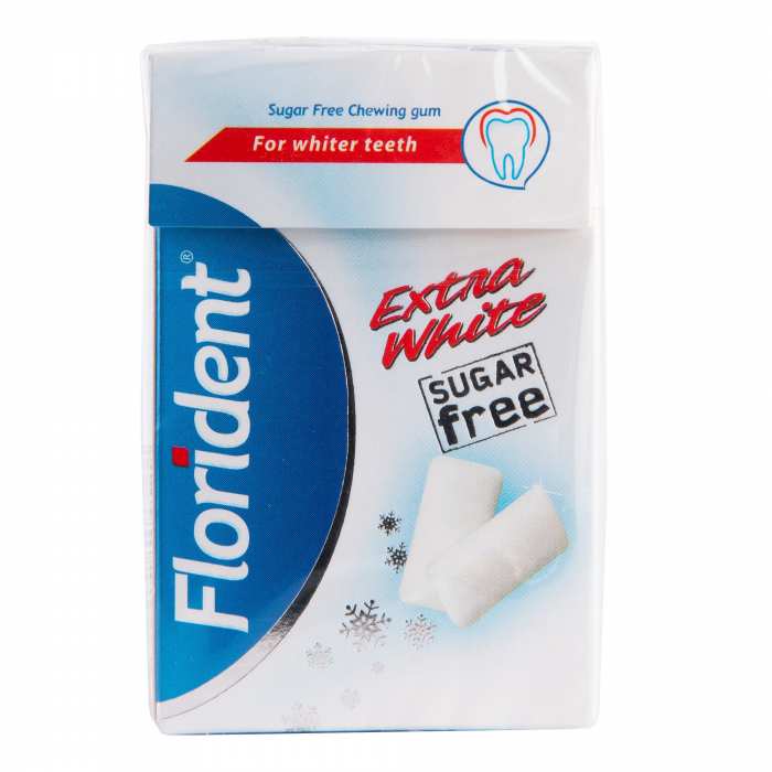 Chewing gum extra white sans sucre