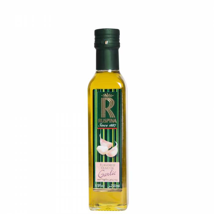 Huile d'olive aromatisée à l' ail