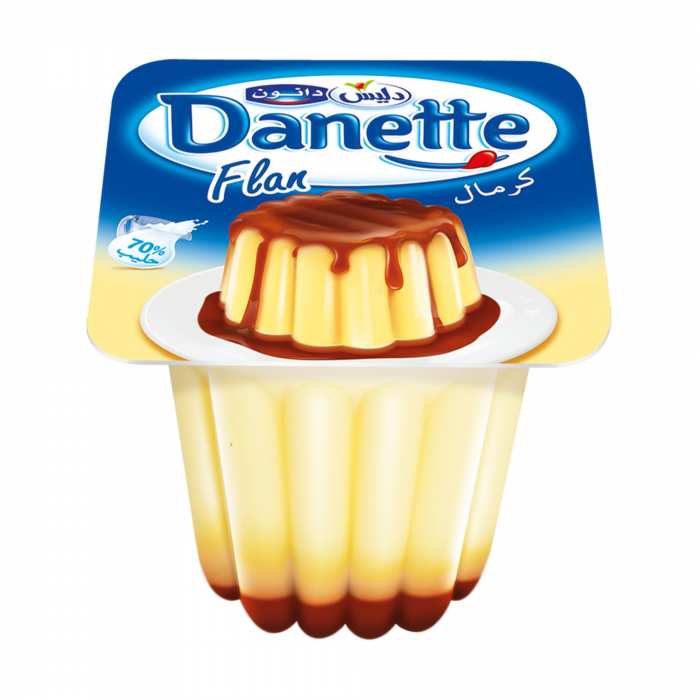Crème dessert Danette flan caramel