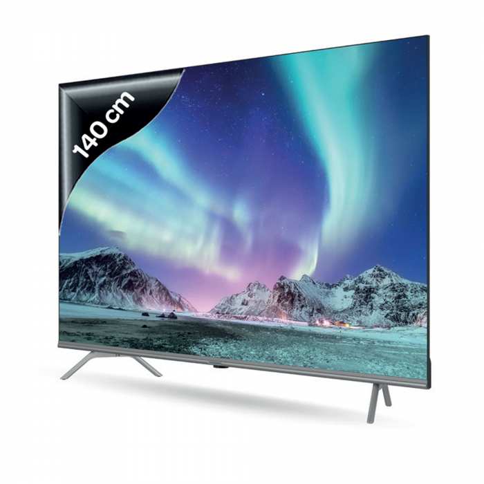 Téléviseur LED UHD 4K 55" Smart TV noir