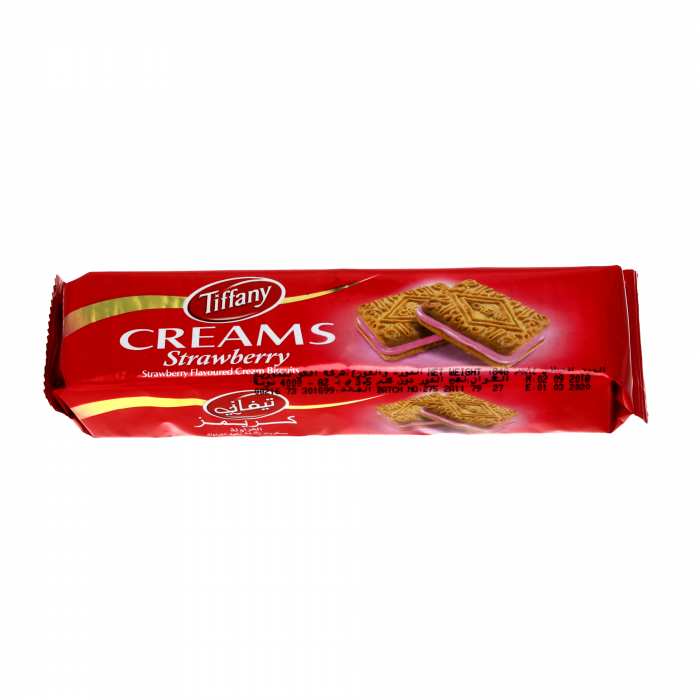 Biscuits creams fraises TIFFANY