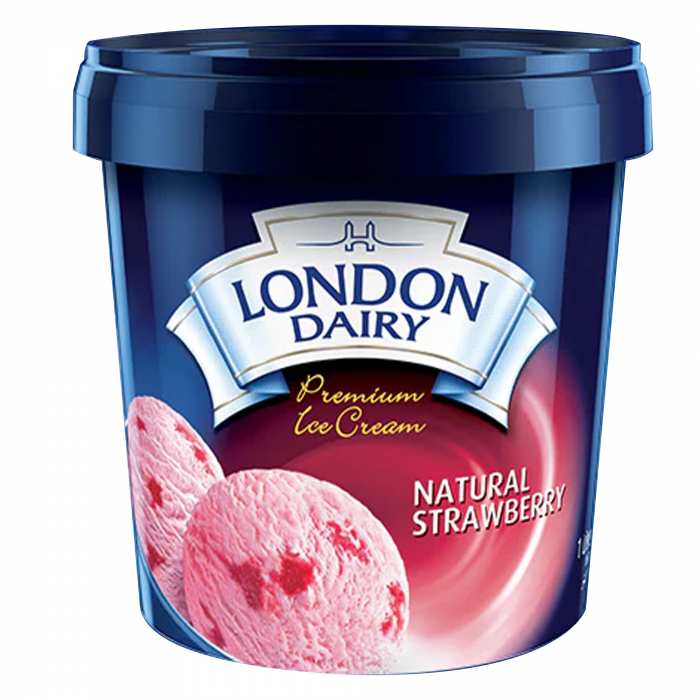 Crème glacée fraise naturelle