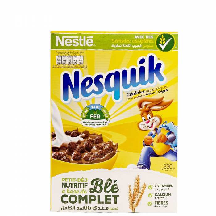 Céréales de blé complet au chocolat Nesquik