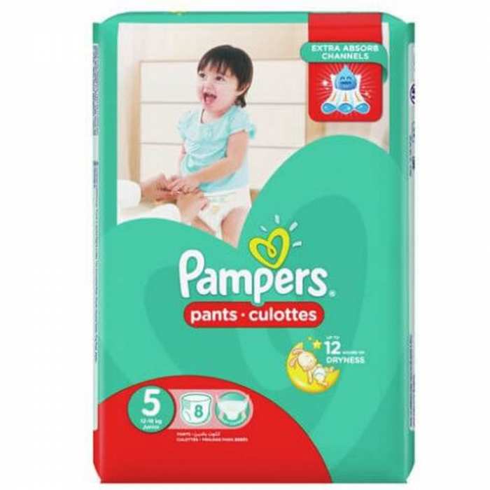 Couches bébé culotte taille 5 PAMPERS