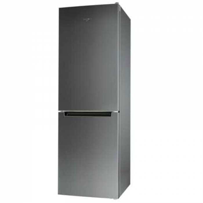 Refrigerateur combine Whirlpool No Frost 320L gris