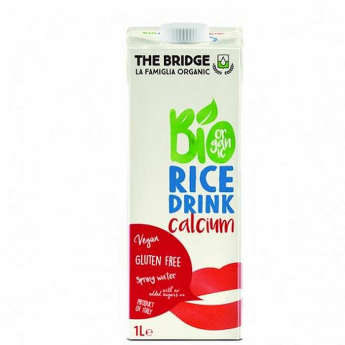 Boisson au riz bio riche en calcium