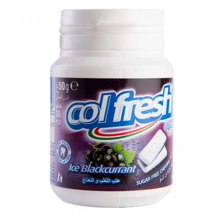 Chewing gum blackcurrant