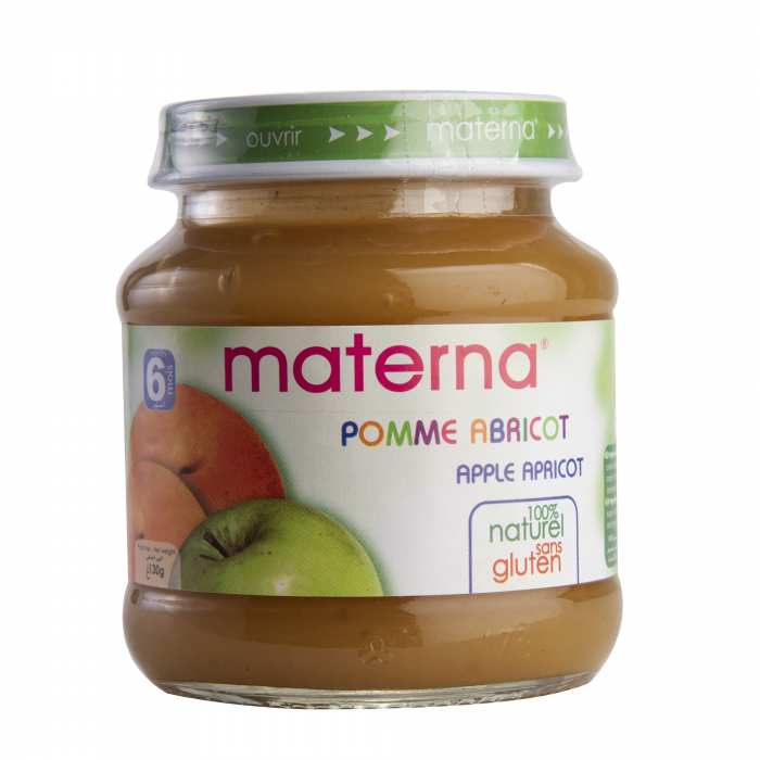 Compote d'abricot MATERNA