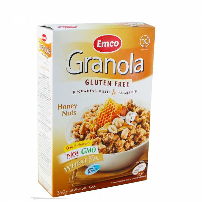 Céréales Granola au miel et noix