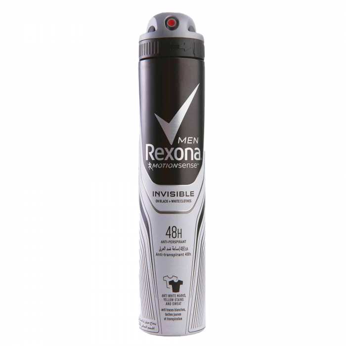 Déodorant Rexona Invisible Homme 200 ml