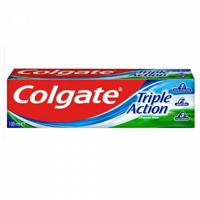 Dentifrice triple actions