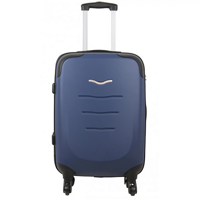 Valise ABS navy à 4 roues