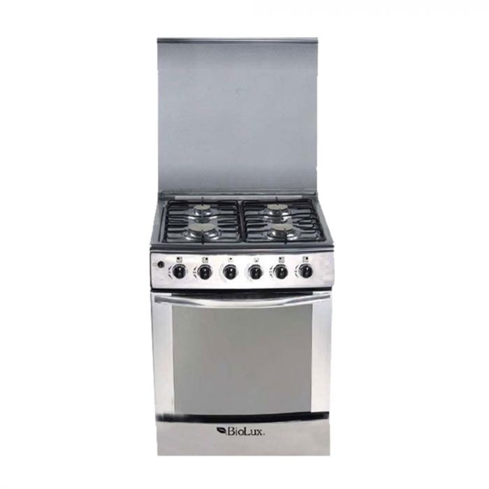 Cuisinière 4 feux inox