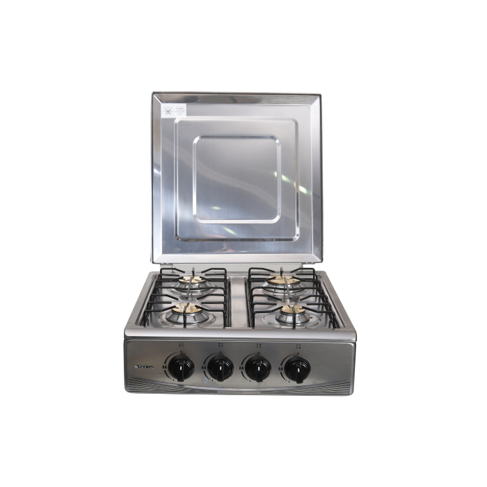 Plaque de cuisson 4 feux inox