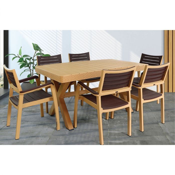 Pack Axiome : Table avec 6 chaises
