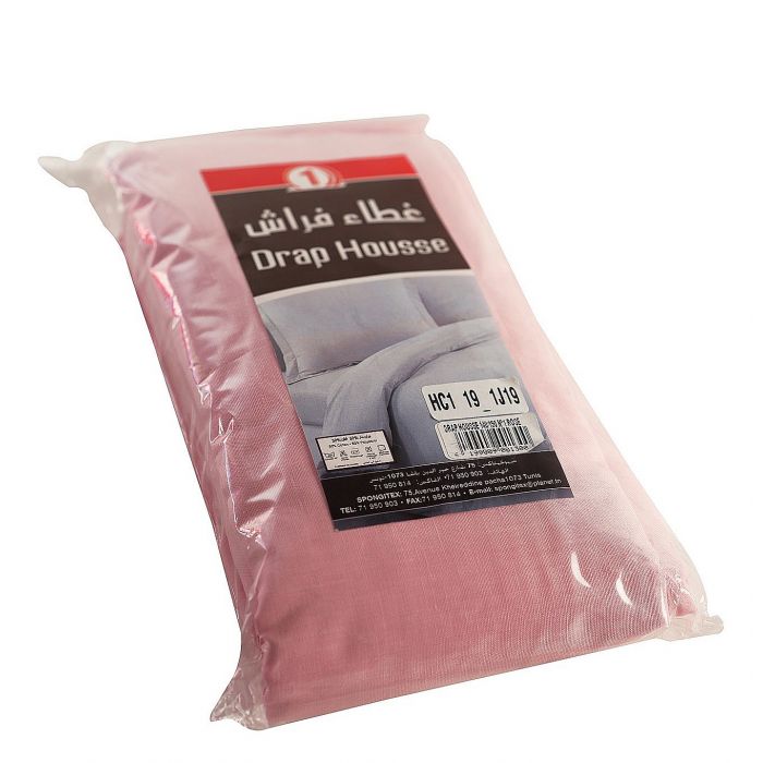 Drap housse rose