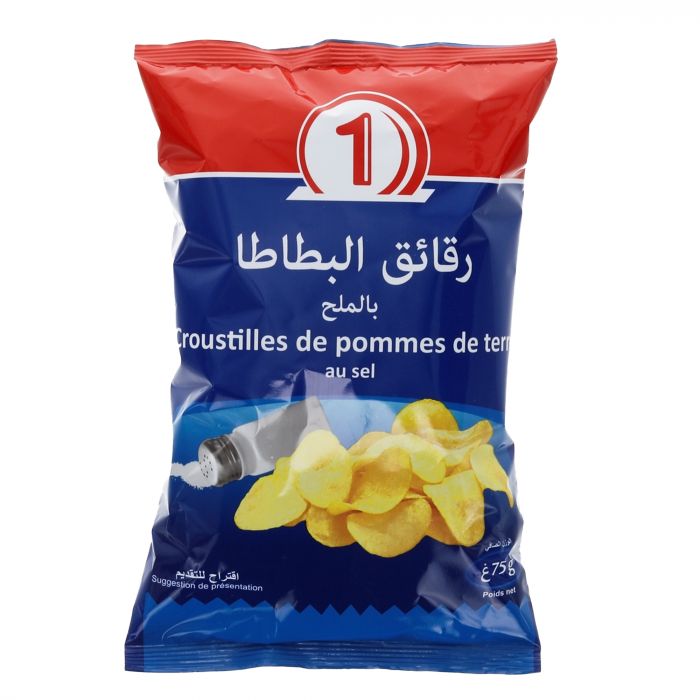 Pommes chips sel