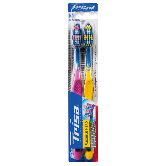 Lot de 2 Brosses à dents à tête flexible Soft